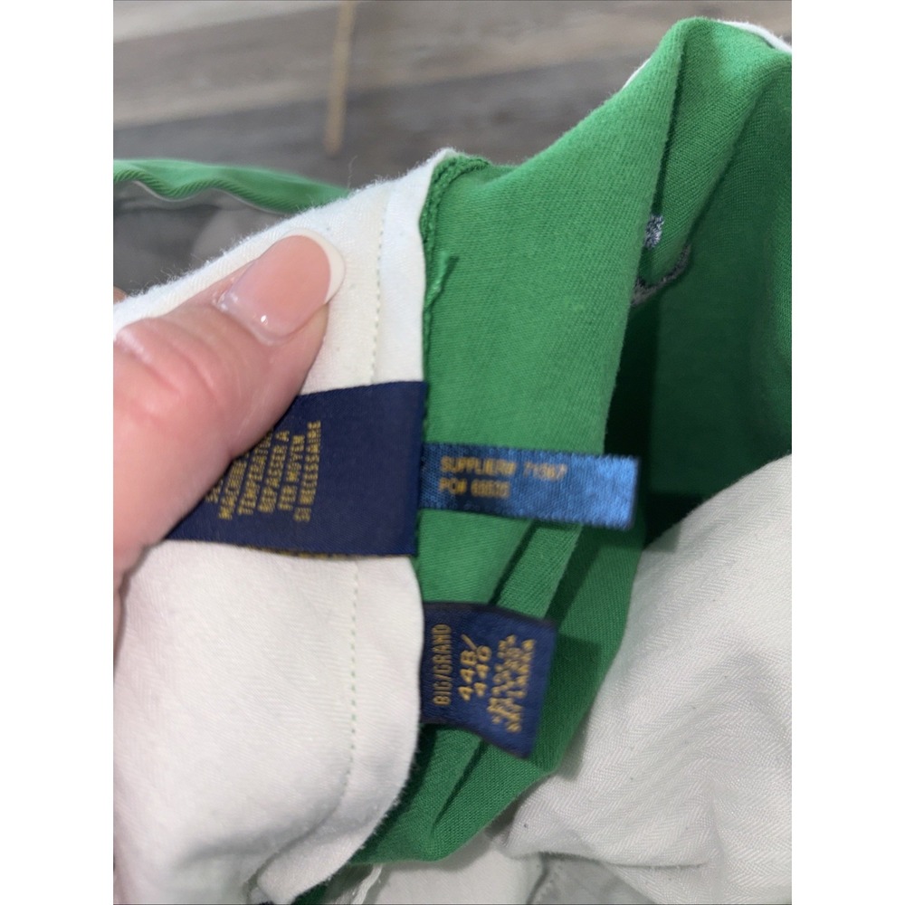 Polo Ralph Lauren Whale Embroidered Shorts Men Size 44B/44G Green Preppy - Picture 12 of 12